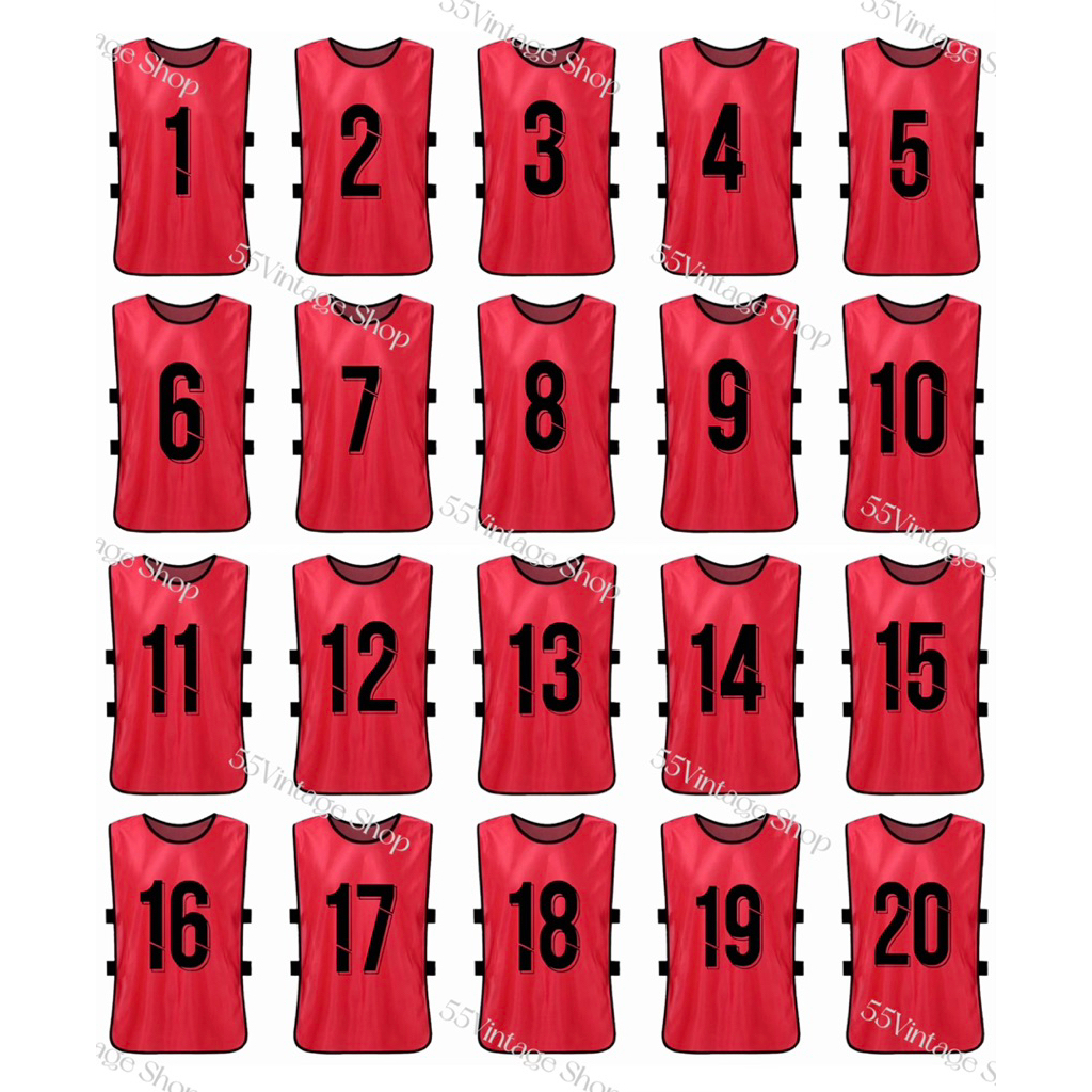 เอี่ยมกีฬา เสื้อกีฬา เอี่ยมสกีนเบอร์1-20