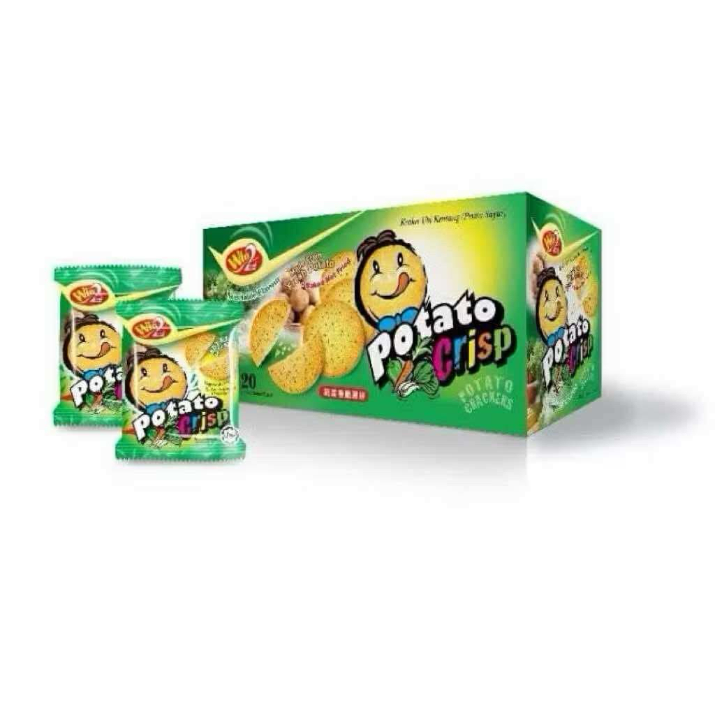 Win Win Potato ขนมแรกเกอร์บาง  1 กล่อง 30 ชิ้น