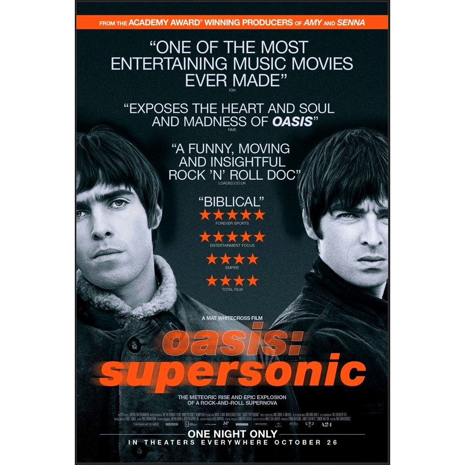 โปสเตอร์ Oasis: Supersonic - สองพี่น้องร็อกแอนด์โรลแห่งยุค 90