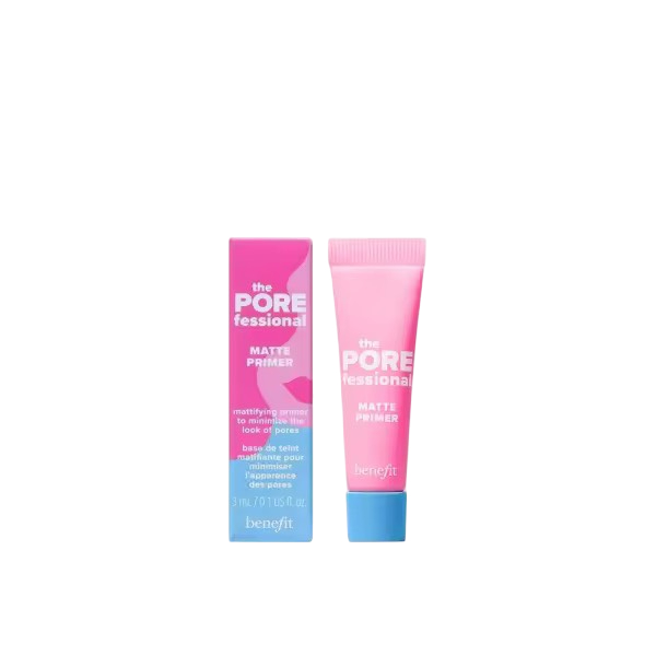 Benefit The POREfessional Matte Primer 3ml ไพรเมอร์เนื้อบางเบา ทำให้รูขุมขนดูเบลอ แต่งหน้าสวย ติดทนขึ้น
