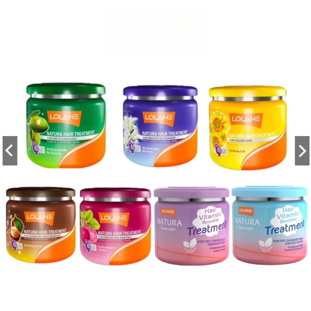 Lolane เนทูร่า แฮร์ ทรีทเม้นท์ 500 กรัม มีครบสี