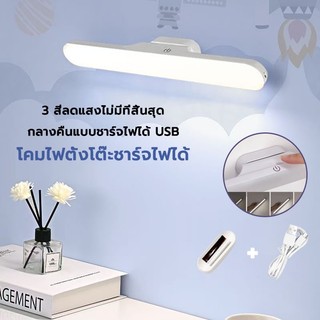 ไฟหอพัก โคมไฟ LED ป้องกันตา Bedside lamp โคมไฟหัวเตียง อัจฉริยะ ไฟอ่านหนังสือในหอพัก