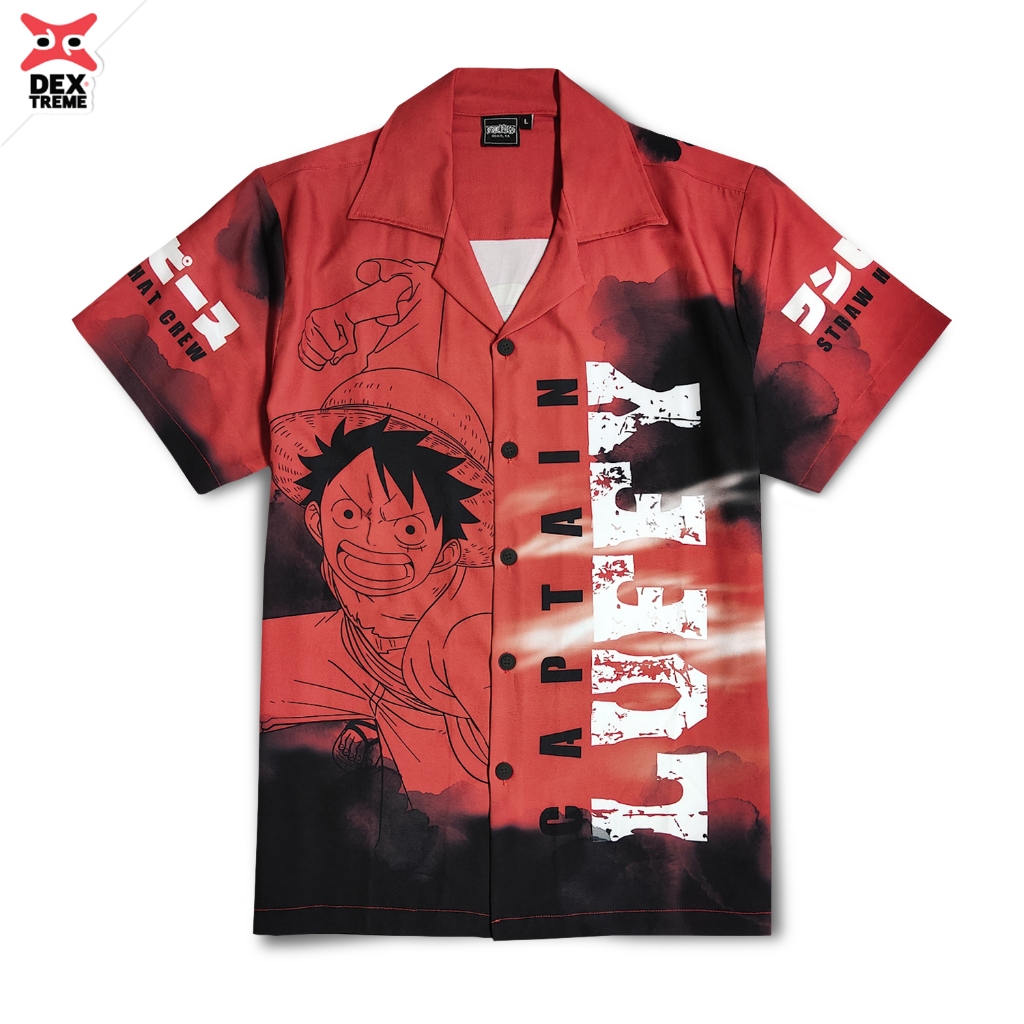 เสื้อเชิ้ต Hawaii shirt One Piece Luffy (DOP-2303)