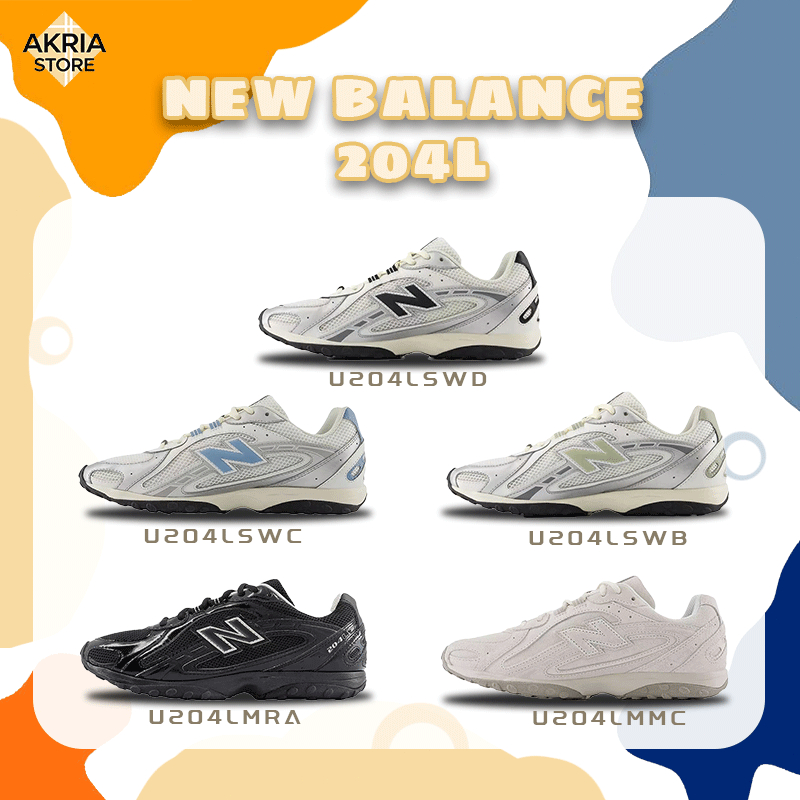 (รับหิ้วของจากเกาหลี ) รรองเท้าลำลองแฟชั่น ทันสมัยหลากหลาย New Balance 204L NB 204L U204LSWD/U204LKT