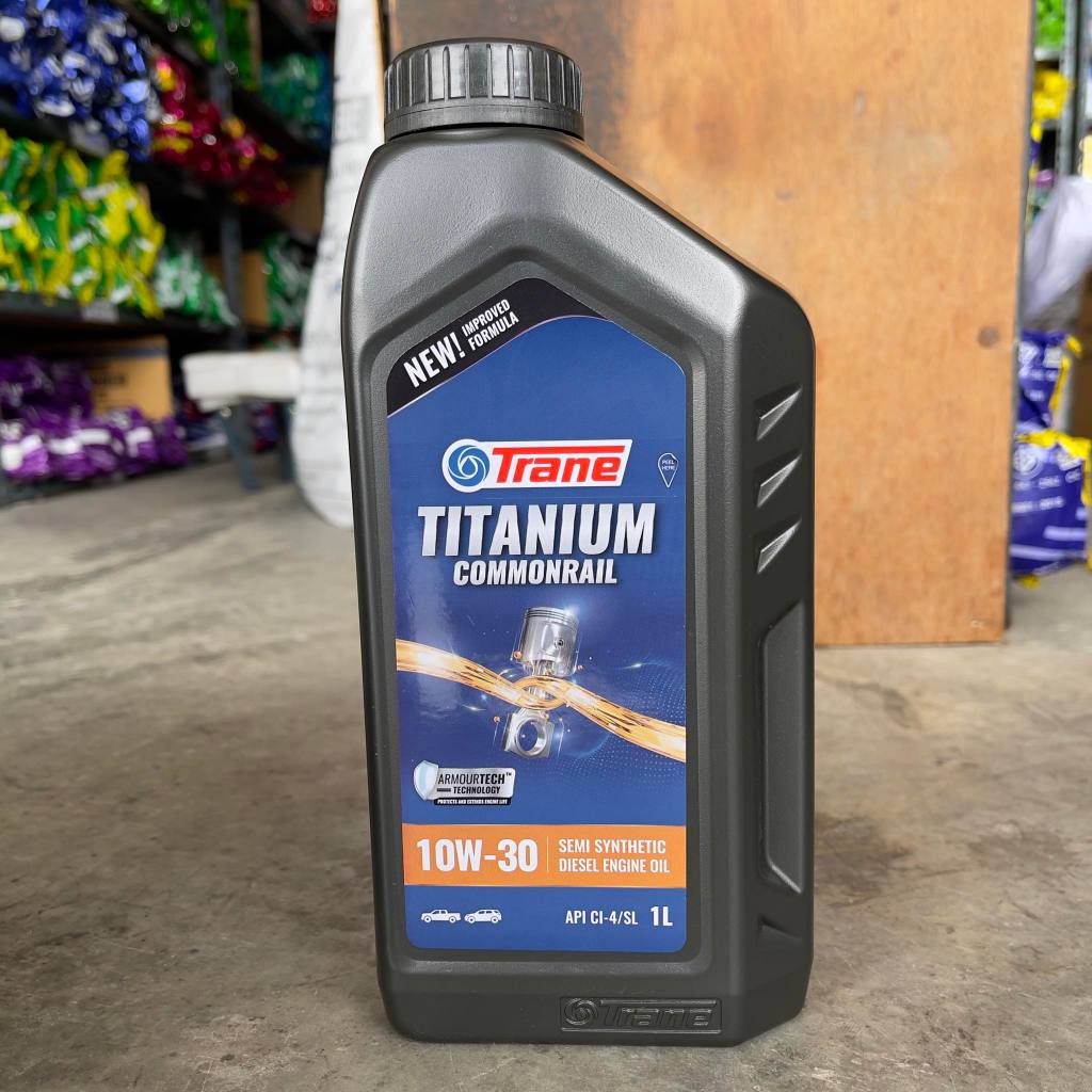 เทรน น้ำมันเครื่องกึ่งสังเคราะห์ดีเซลคอมมอนเรลและเบนซิน เทรน ไทเทเนียม ขนาด 1ลิตร TRANE TITANIUM 10W-30 AND 10W-40 1L - รูปที่ 2