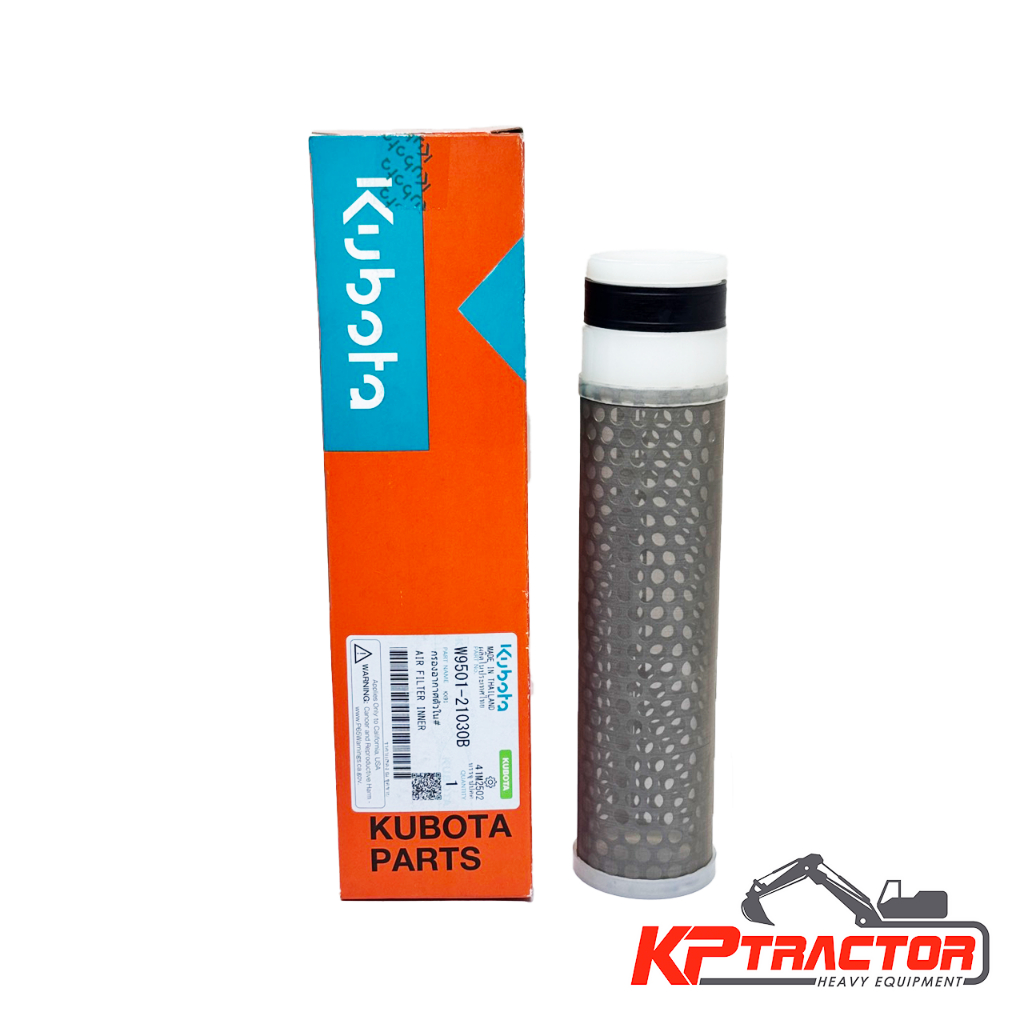 กรองอากาศลูกใน Kubota KX91-3 W9501-21030B กรองเครื่อง KBT