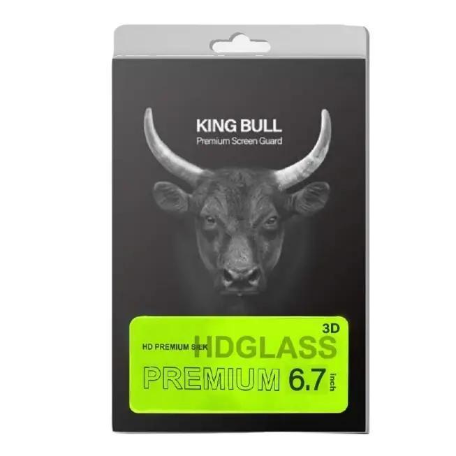 KINGBULL 3D HD Glass ฟิล์มกระจกเต็มจอ สำหรับ iPhone คมชัด กันรอย