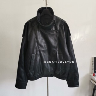 **พร้อมส่งจากไทย** ของแท้ 100% ZARA​ ​FAUX​ LEATHER​ VTG JAC…