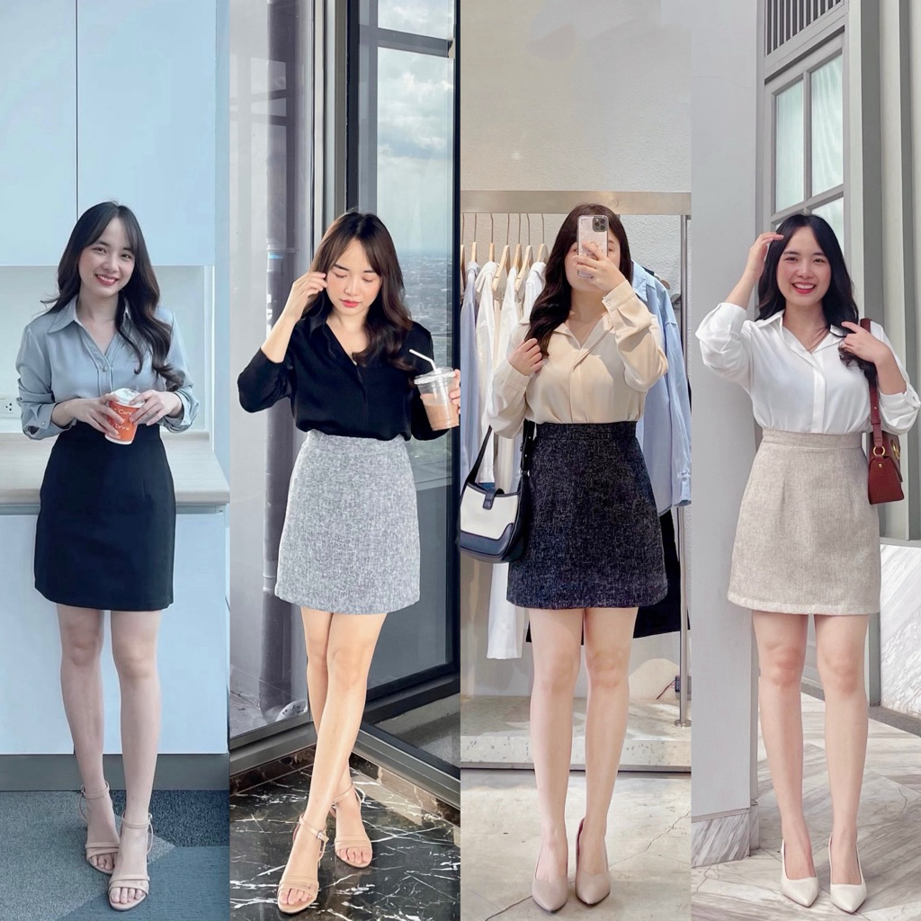 Bella A Skirt กระโปรงทรงเอ