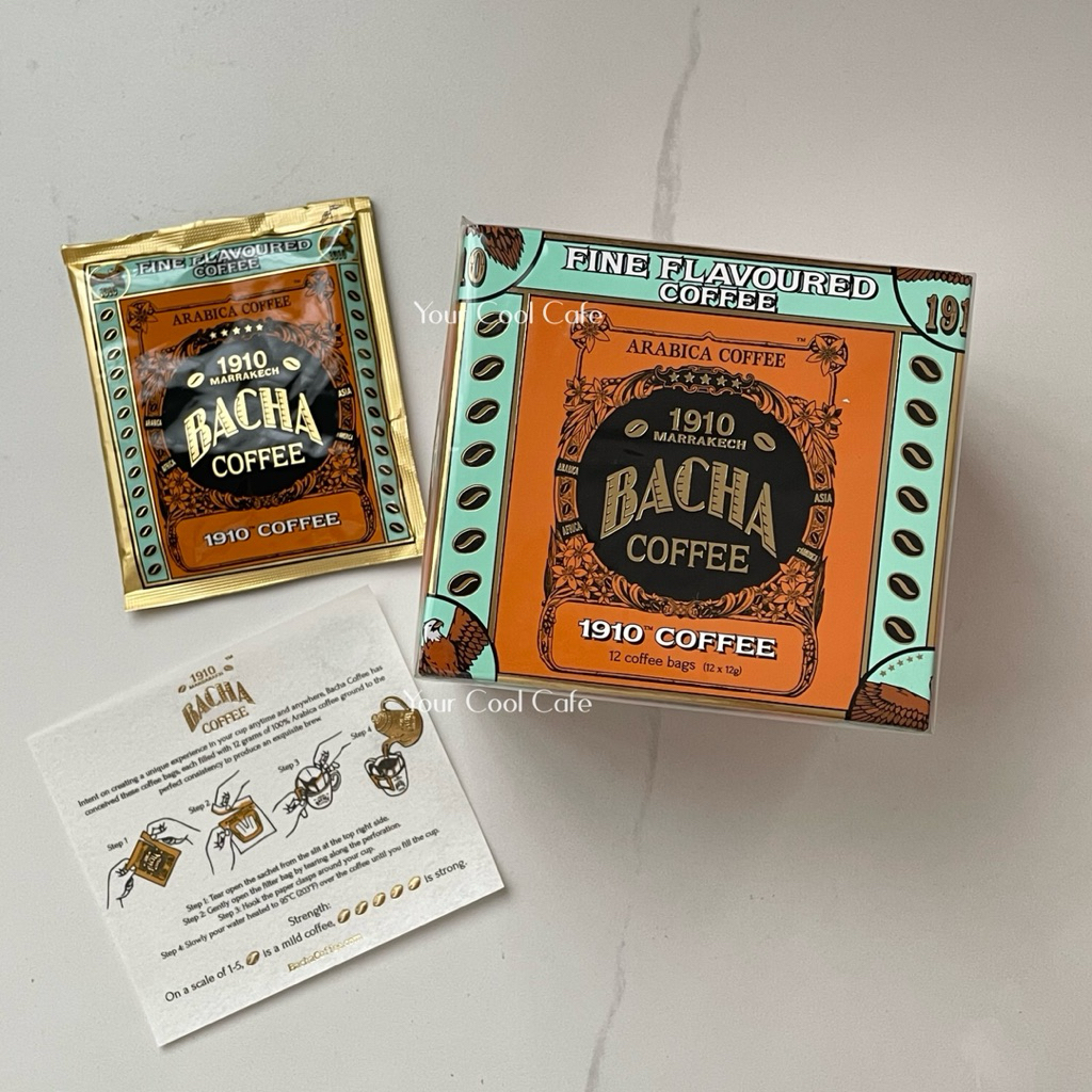 Bacha coffee **ยกกล่อง** กาแฟบาชา กาแฟพรีเมี่ยม Arabira 100%