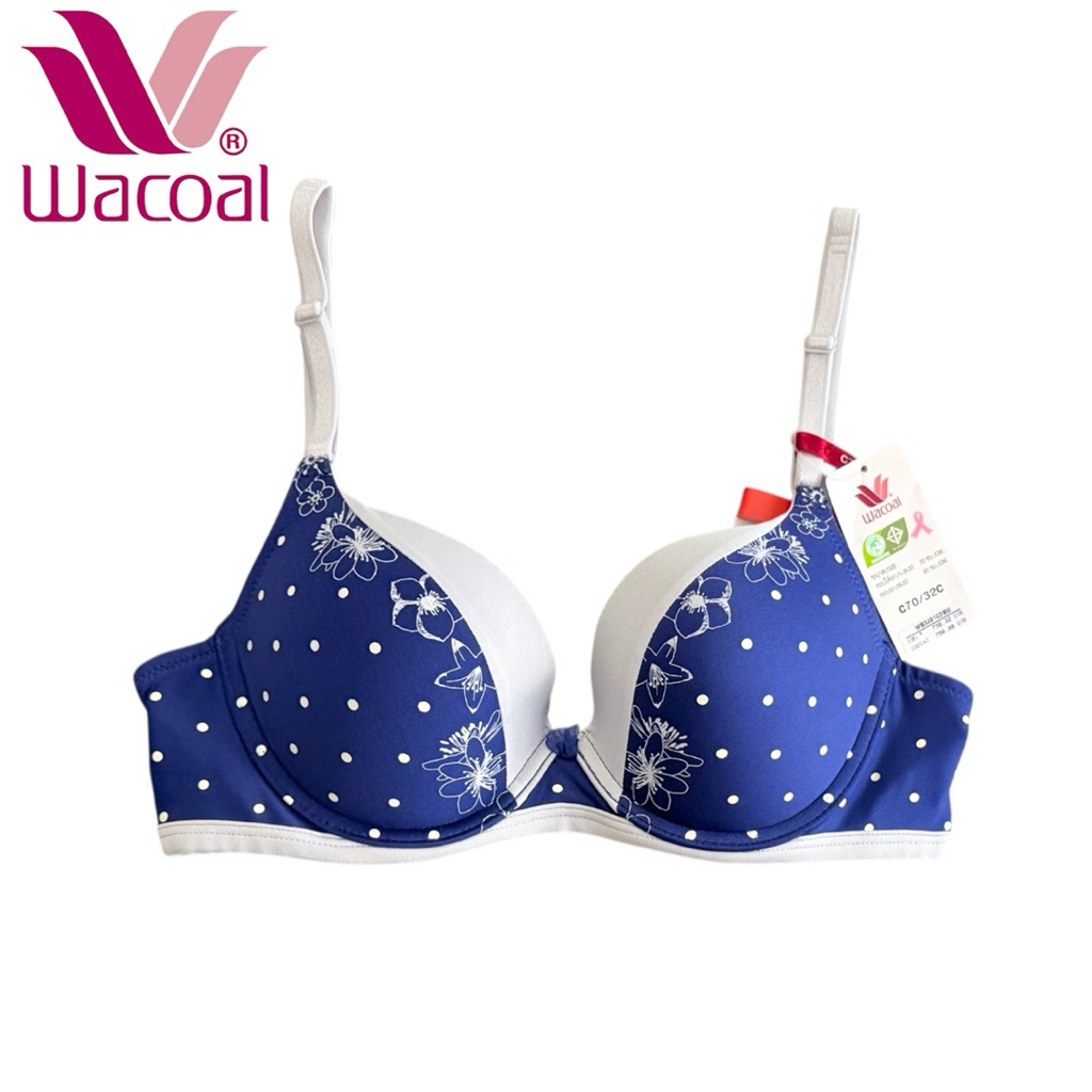 Wacoal เสื้อในวาโก้ WB3J81 มีโครง Size C70/32C ด้านหลัง2ตะขอ