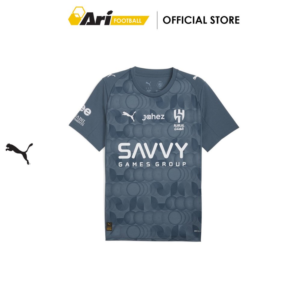 PUMA AL HILAL 25/26 THIRD REPLICA JERSEY - GRAY SKIES (77947203) เสื้อฟุตบอล พูม่า อัล ฮิลาล ชุดสาม 