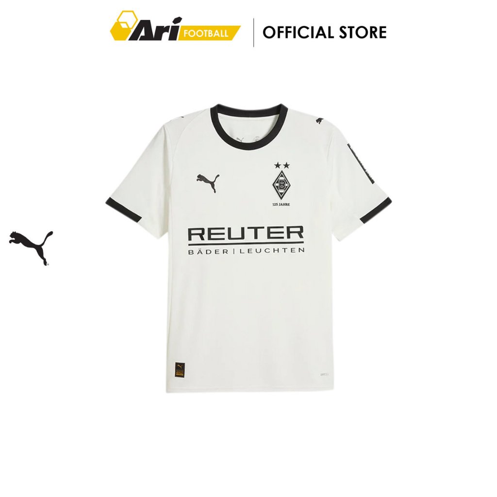 PUMA BORUSSIA MONCHENGLADBACH 25/26 HOME REPLICA JERSEY - WARM WHITE (77975701) เสื้อฟุตบอล โบรุสเซีย มึนเช่นกลัดบัค