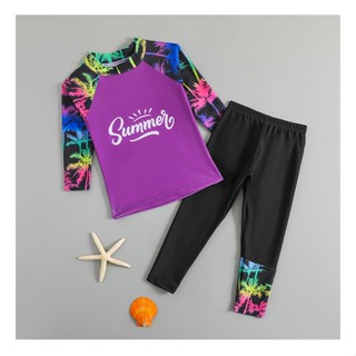 ส่งทันทีจากไทย 💥ชุดว่ายน้ำเด็ก แขนยาว ขายาว รหัส 237..