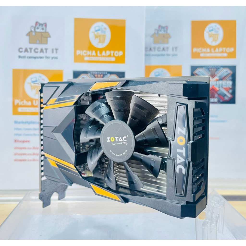 การ์ดตอมือสองZOTAC GT730 2GB DDR5 64bit HDMI VGA DVI มือสอง(คลัง15)