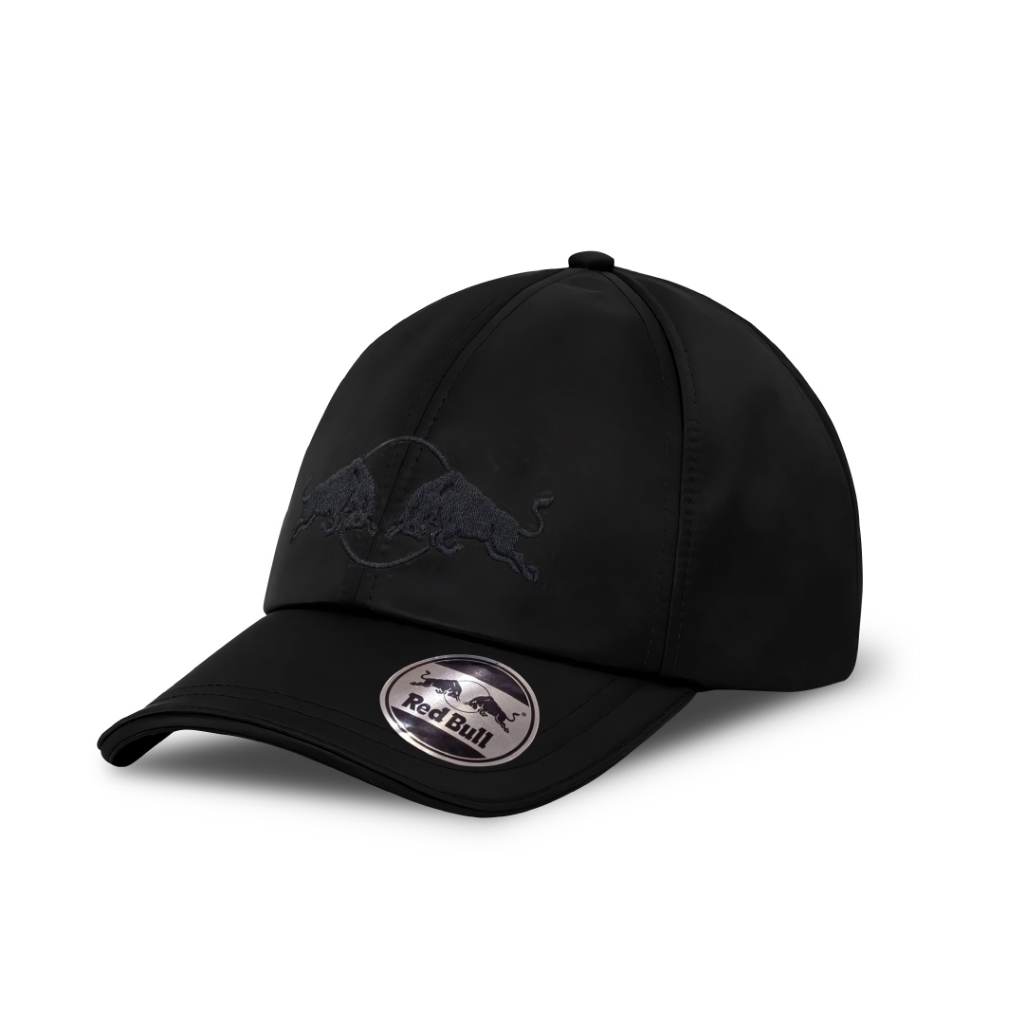 เรดบูล หมวกปักกระทิง สีดำ Red Bull Embroidery Red Bull Cap Black Size F
