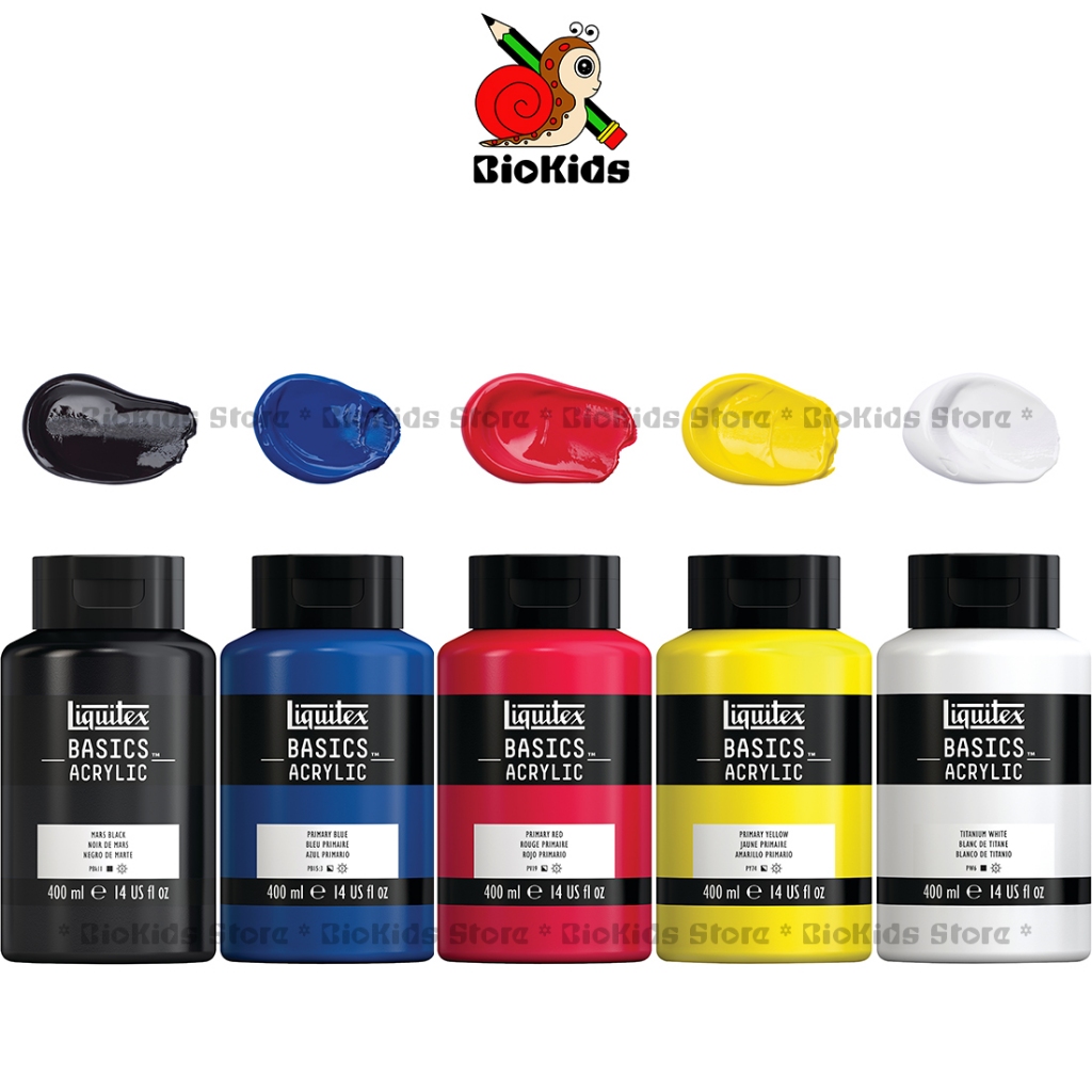Liquitex basic acrylic 400 ml. I ลิควิเท็ดซ์ สีอะคริลิค ขนาด 400 มล.
