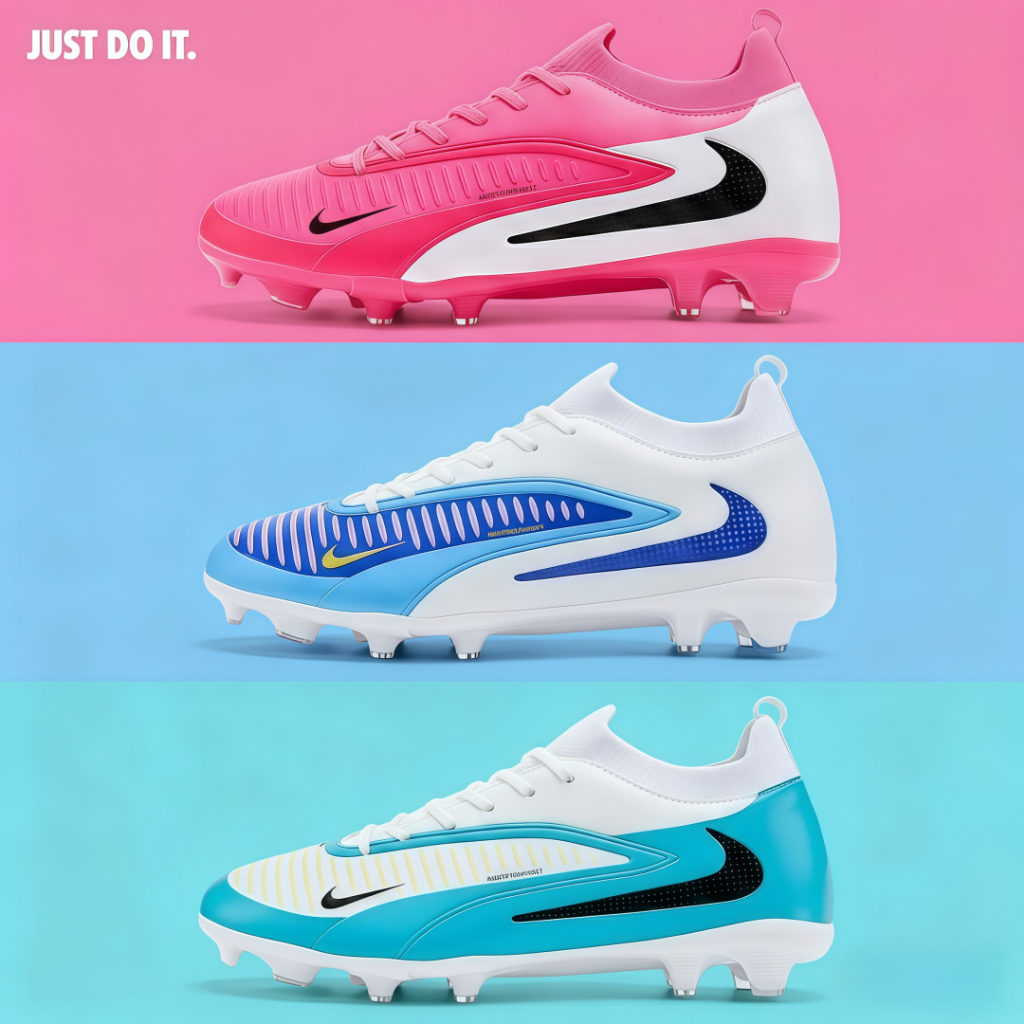 Phantom GX lll Elite FG รองเท้าฟุตบอล รองเท้าสตั๊ดฟุตบอลไม่หุ้มข้อสำหรับพื้นสนามทั่วไป