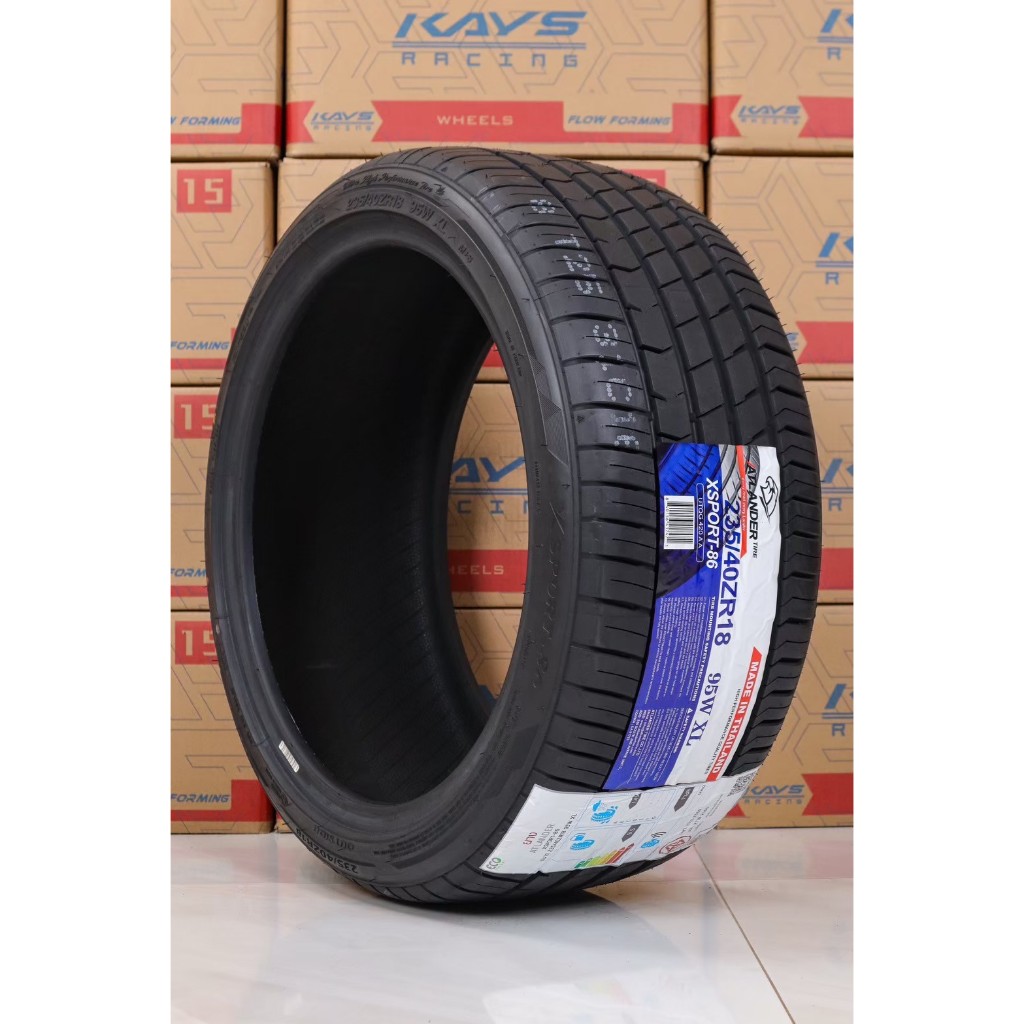 ยางขอบ18 235 40ZR18  ATLANDER รุ่น XSPORT 86 ยางไทย