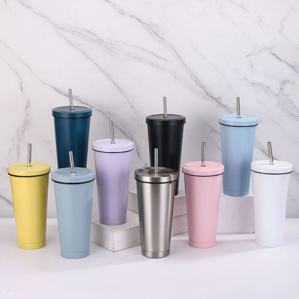 (ไม่มีขั้นต่ำ ไม่หลุด ไม่ลอก)  แก้วน้ำสกรีนโลโก้ ความจุ700ml ของแจก ของแถม ของขวัญ ของที่ระลึก