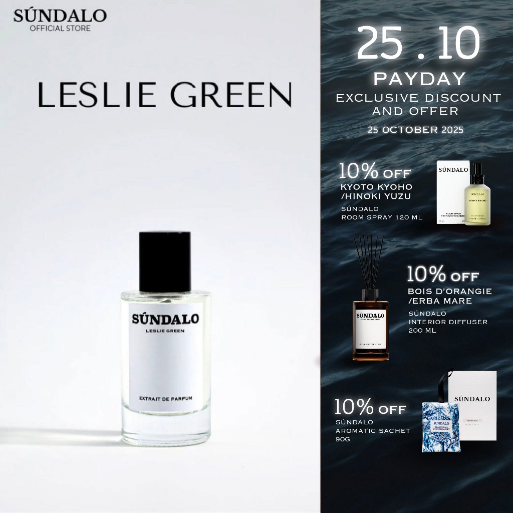 SUNDALO LESLIE GREEN SIZE 50ML.