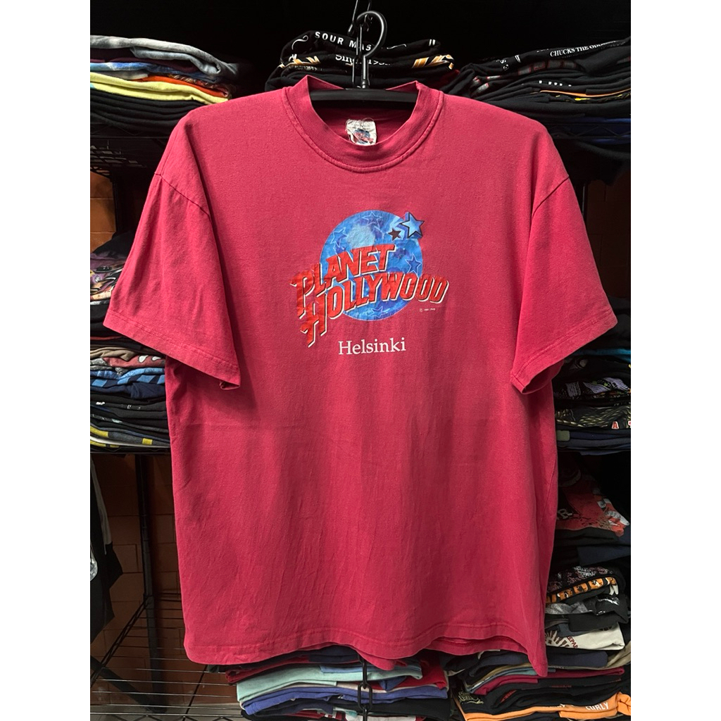 เสื้อยืดวินเทจ PLANET HOLLYWOOD 1991