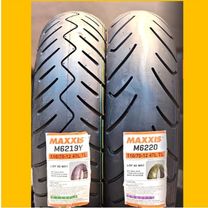 ยางนอก MAXXIS GRAND FI 6219Y 110/70-12 / 6220 110/70-12 TL (ไม่ใช้ยางใน)