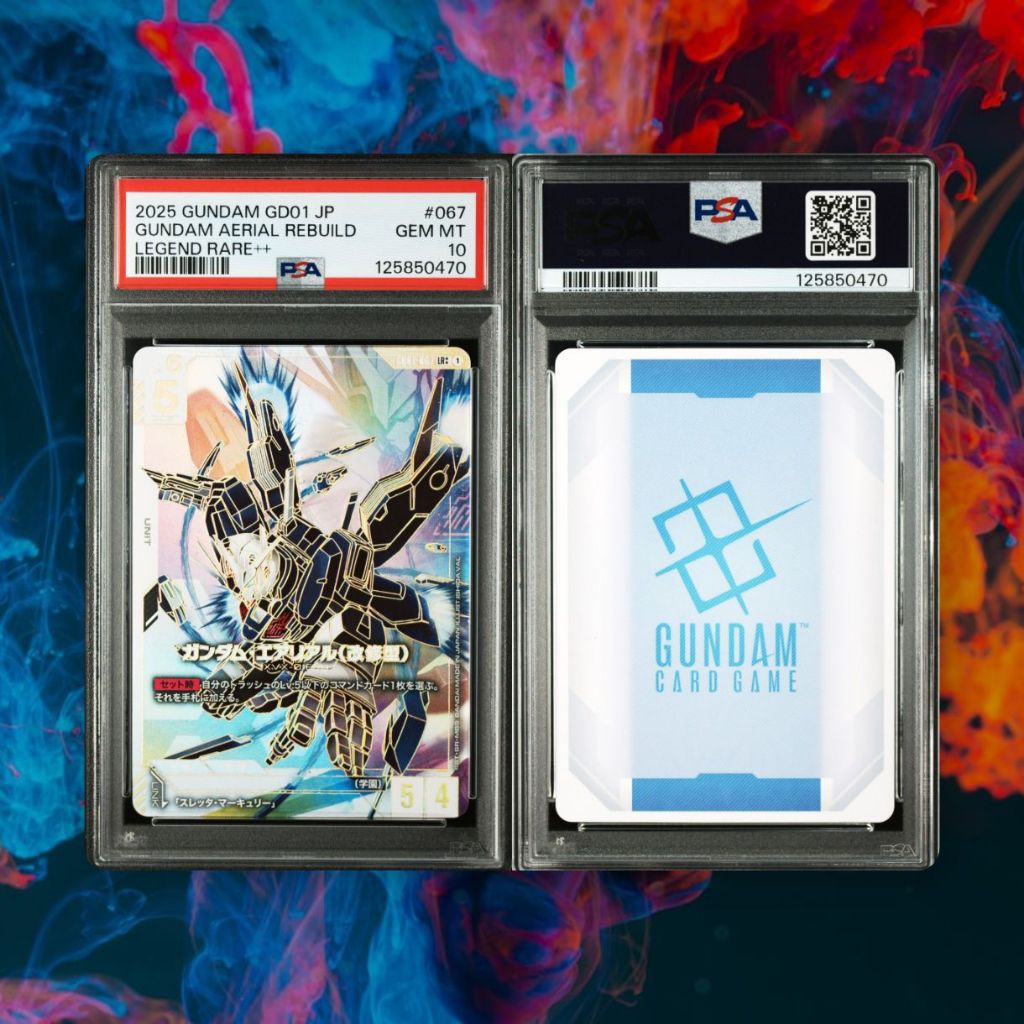 PSA 10 GEM MINT | Gundam Aerial Rebuild Legend Rare++ GD01-067