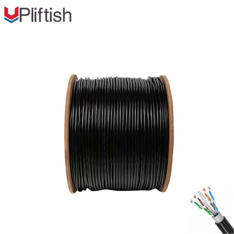 Upliftish สายแลนภายนอก CAT6 LAN Outdoor cable สายLAN Outdoor ความยาว 300 เมตร
