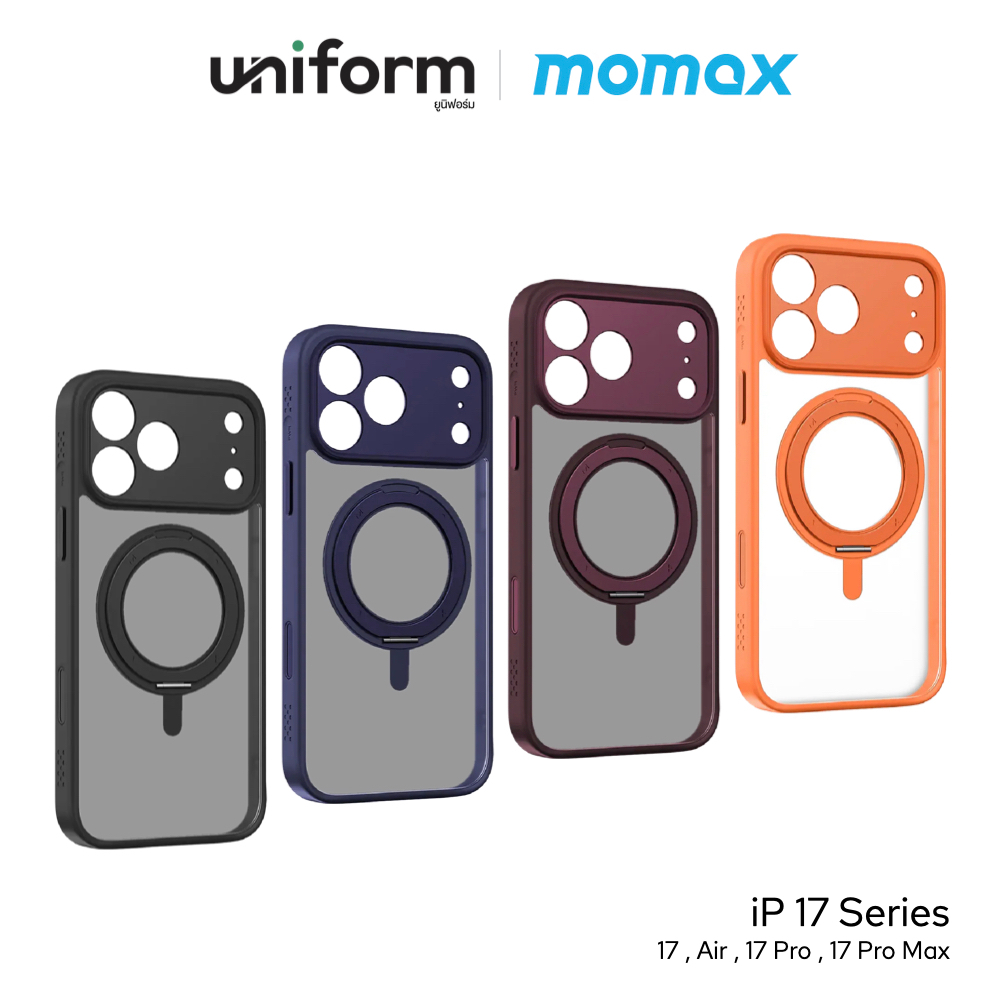 MOMAX เคสกันกระแทก CaseFORM Roller Magnetic Case ใช้สำหรับ iPhone 17 Series