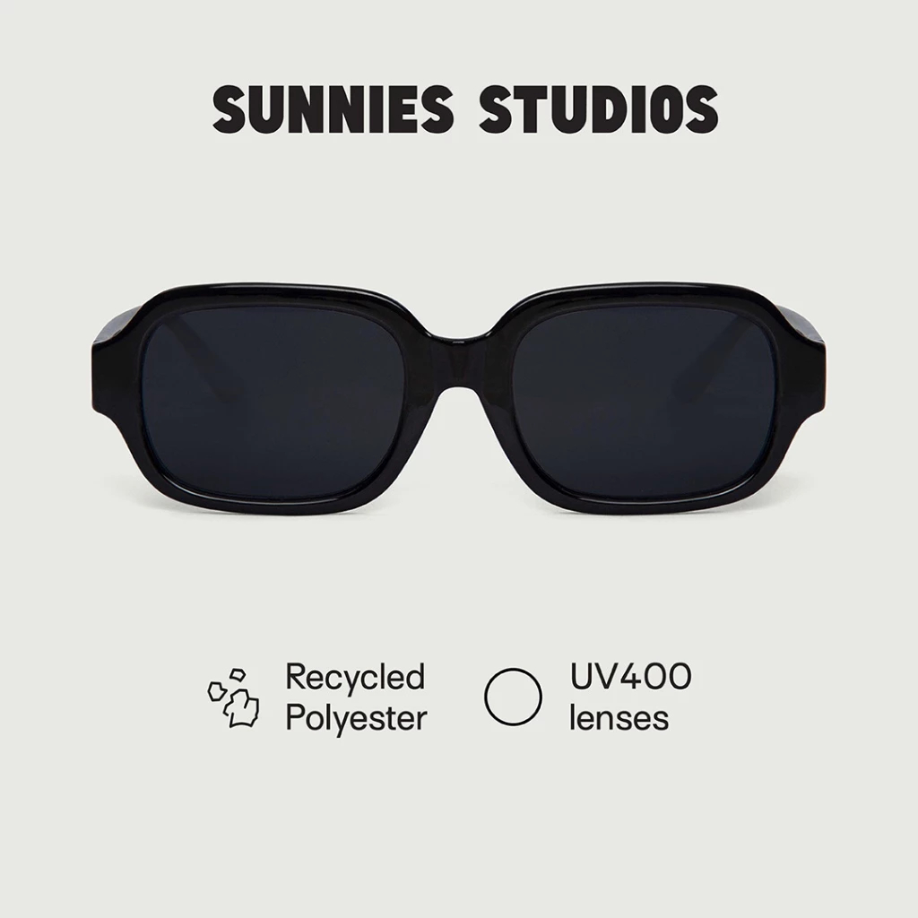 Sunnies Studios Bobbi (แว่นกันแดดแฟชั่นทรงสี่เหลี่ยม สำหรับยูนิเซ็กส์)
