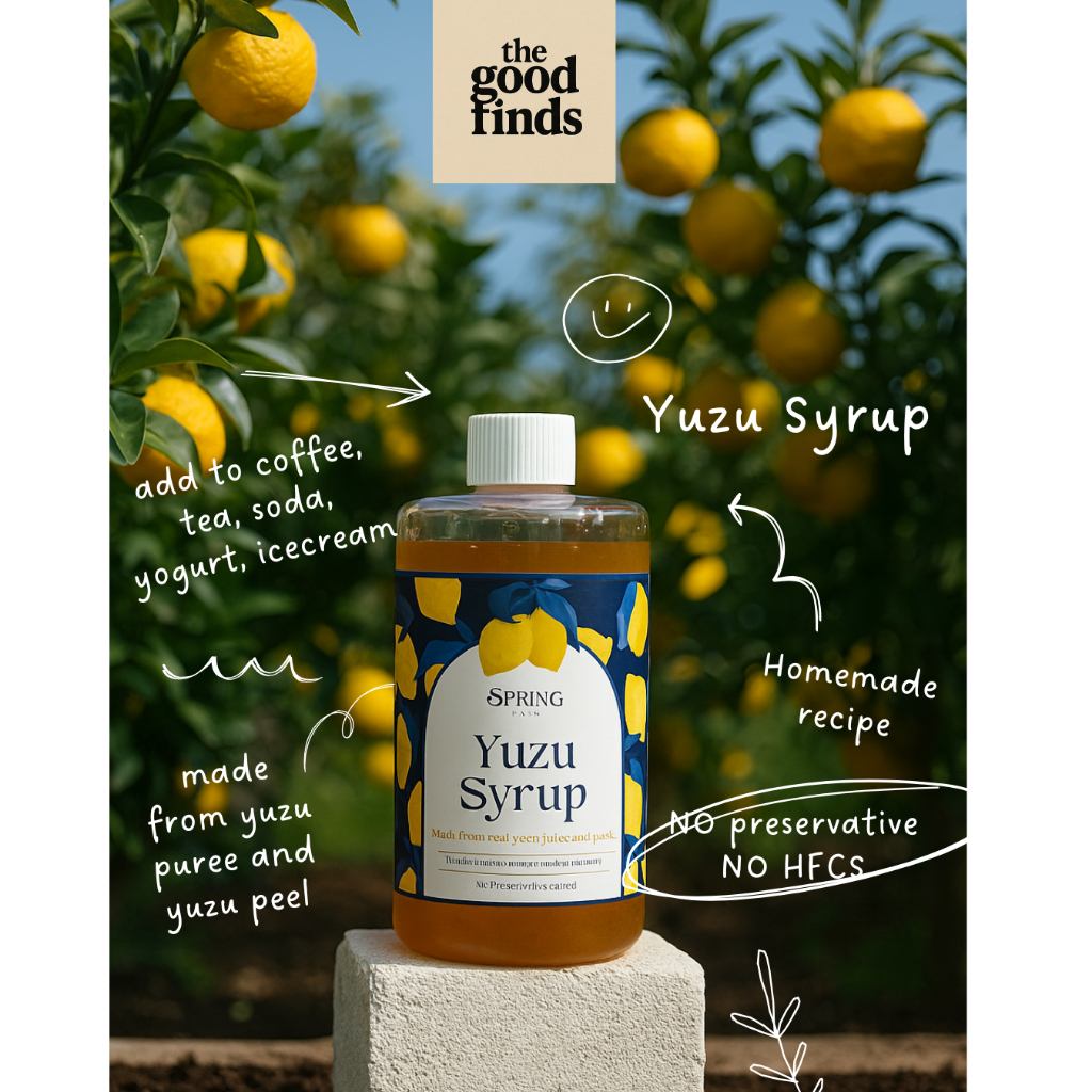 Yuzu Syrup For Mixing Drinks (Size 430 ML.)