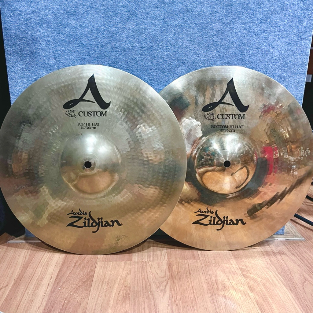 Zildjian A Custom Hihat 14 นิ้ว มือสองสภาพสวยงาม
