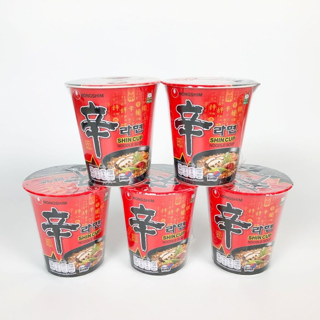 ชิน คัพ 68g 1 ลัง 12 ถ้วย Nongshim Shin ramyun Cup รูปที่ 4