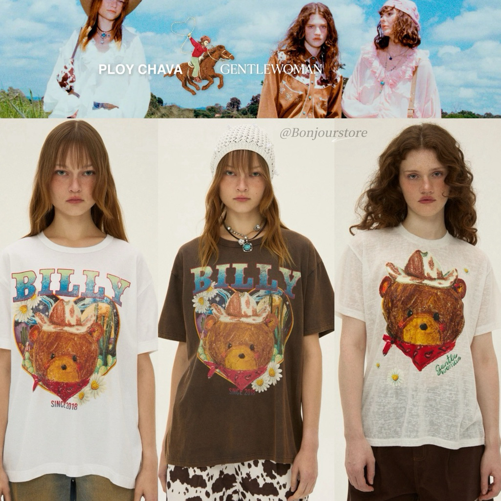 ของแท้✨พร้อมส่งเสื้อ GENTLEWOMAN 🦓 (PLOY CHAVA : SPIRIT OF THE BLOSSOM)