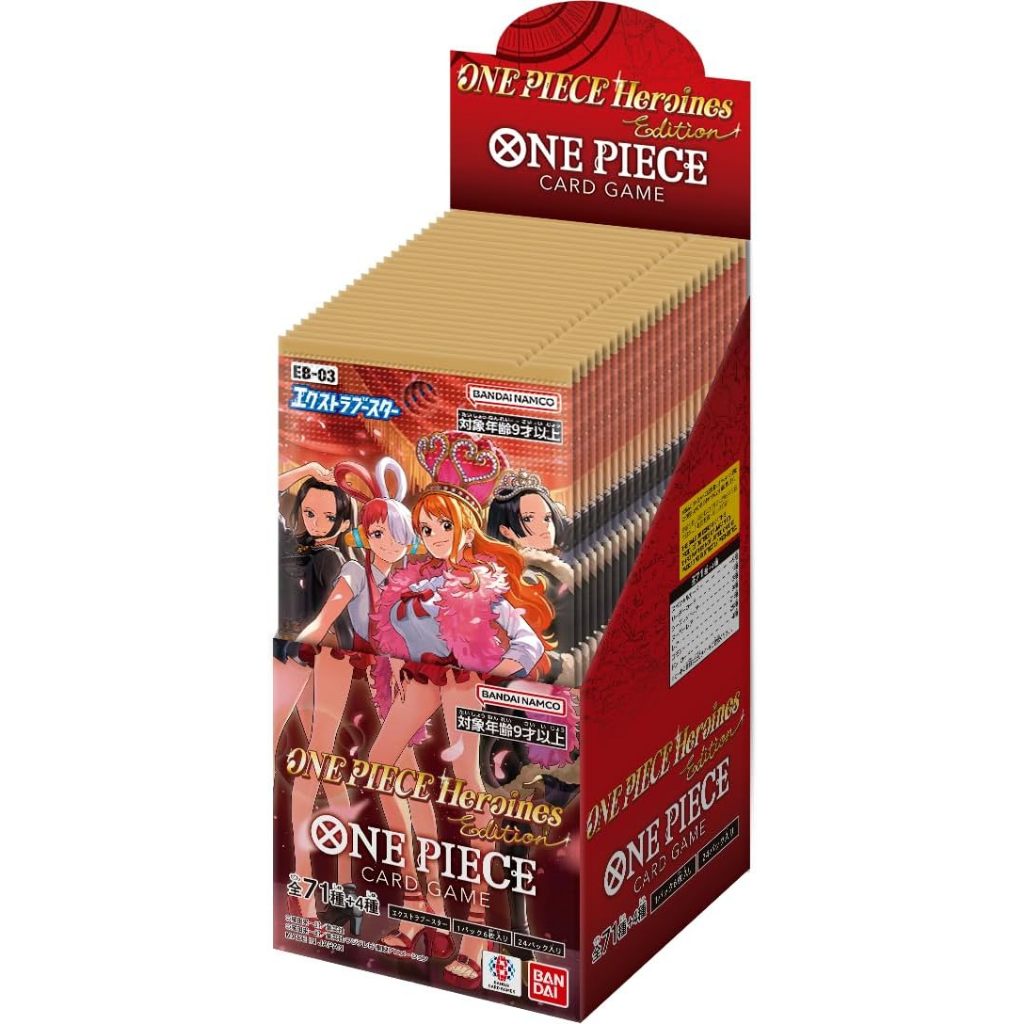 【direct from Japan】BANDAI ONE PIECE Card Game Extra Booster ONE PIECE Heroines Edition【EB-03】