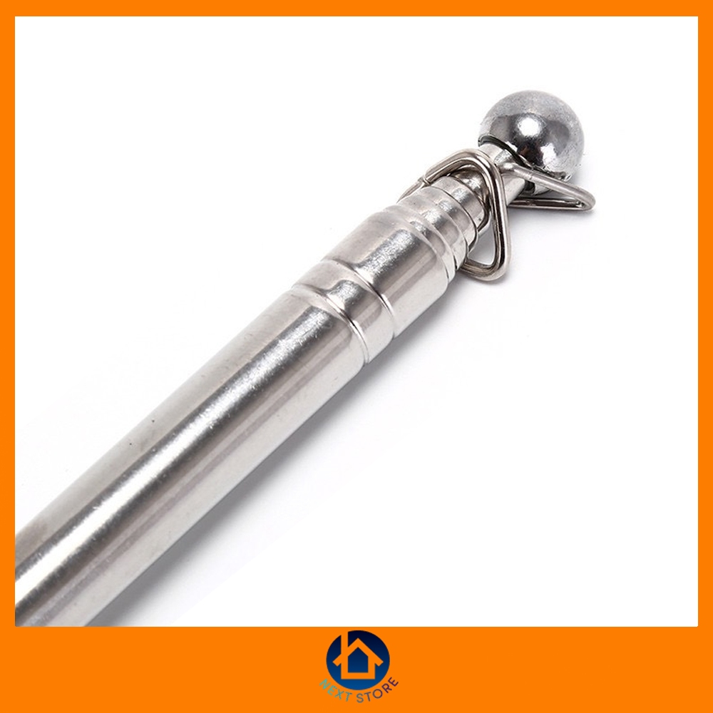 เสาธงแบบพกพา Telescopic Flag Pole ด้ามฟองน้ำกันลื่น เสายืดหดได้ เหมาะสำหรับธงเชียร์ ธงลม Windsock คละสี ราคา ถูกที่สุด ดีลบีเคเค แกลเลอรีภาพที่ 6