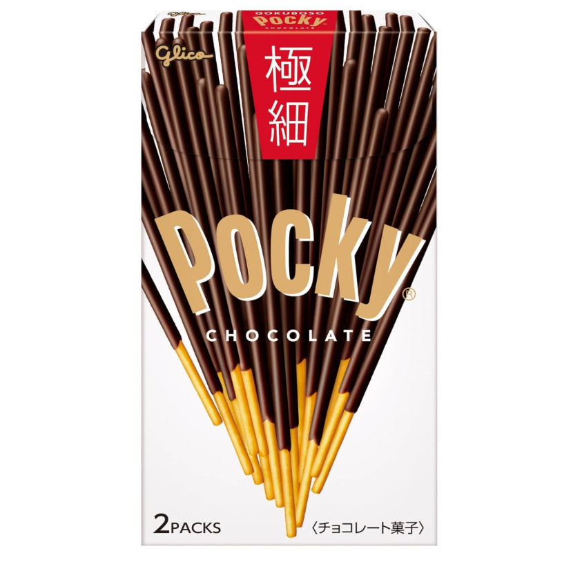 Ezaki Glico Pocky Ultra Thin Snack Chocolate Snack 2 Bags