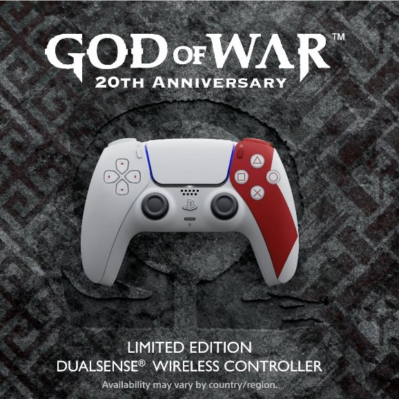 (พร้อมส่ง) จอย PS5 Dualsense God of war 20th ศูนย์ไทย