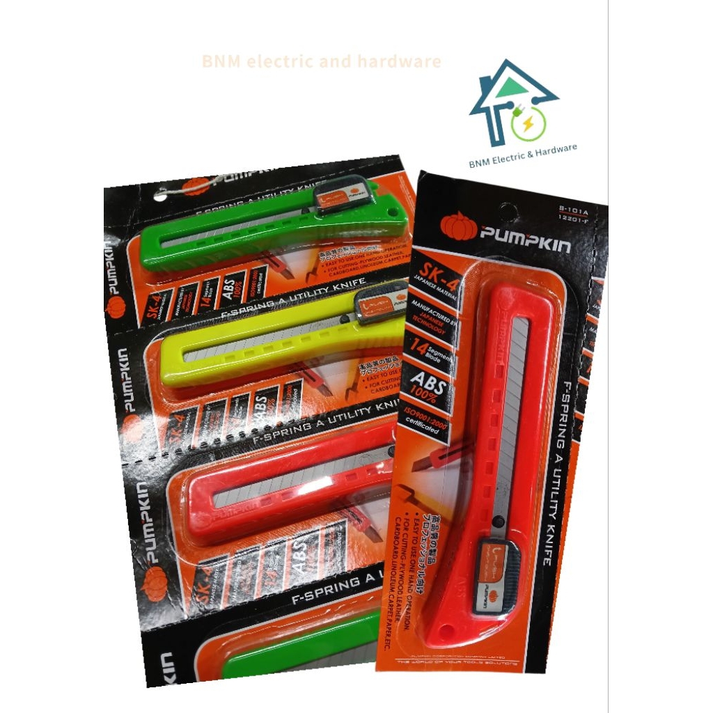 มีดคัตเตอร์Pumpkin18mm.