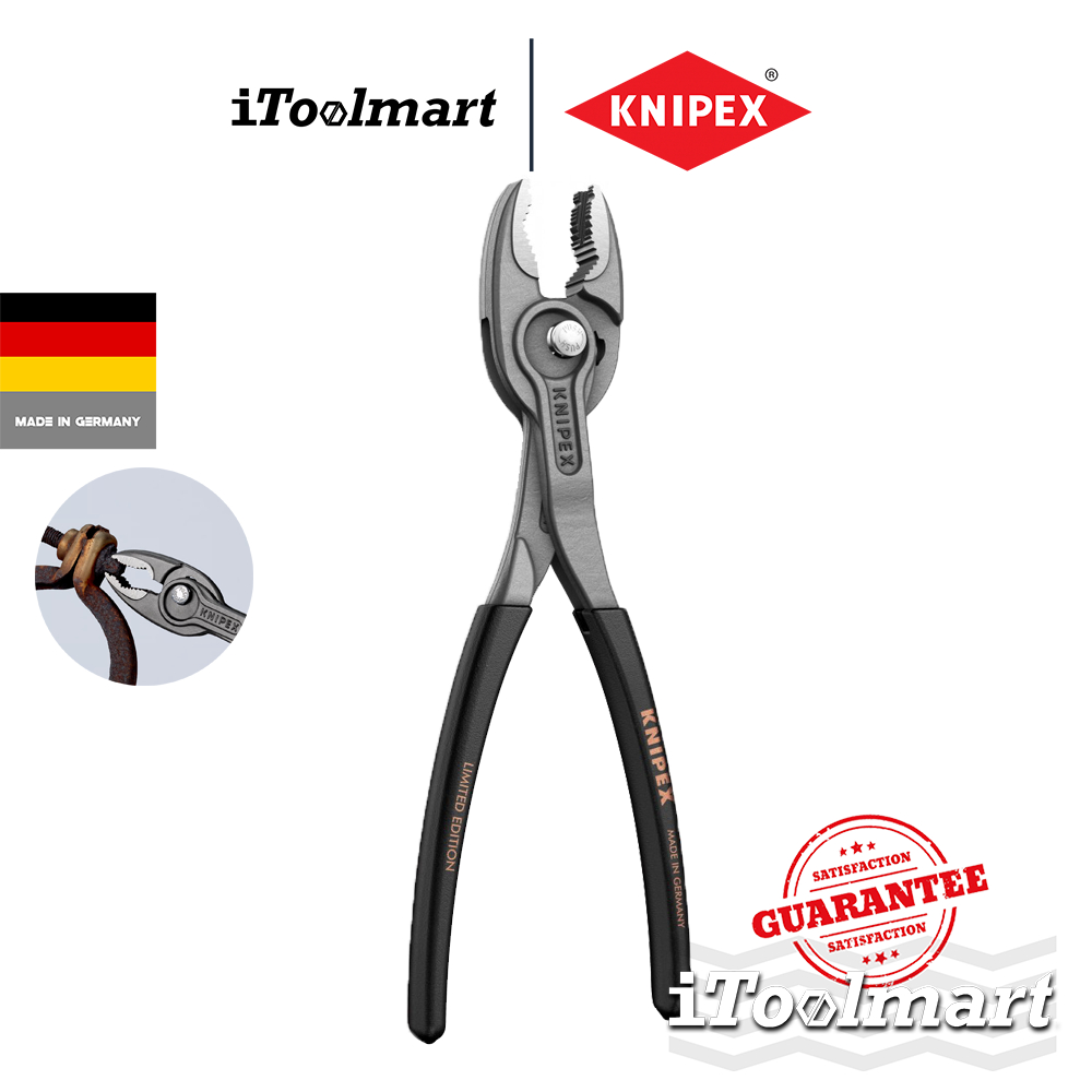 KNIPEX คีมปากจิ้งจก 82 01 200 S02 Christmas Edition ด้ามพลาสติก ขนาด 200 mm.