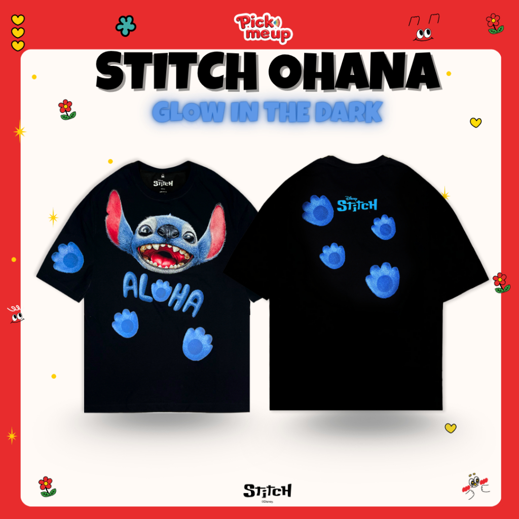 Pick Me Up เสื้อยืดพิมพ์ลายลิขสิทธิ์ Disney ไซส์พิเศษ