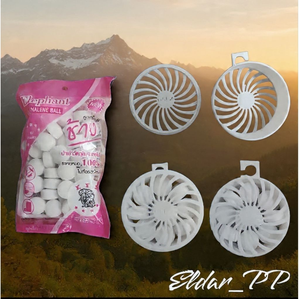 กล่องเปล่า DIY ใส่ลูกเหม็น/เม็ดหอม (ลูกเล็ก)