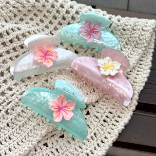 Piing me Hair Claw | กิ๊บหนีบผมดอกชบา ✨(พร้อมส่ง🍅)