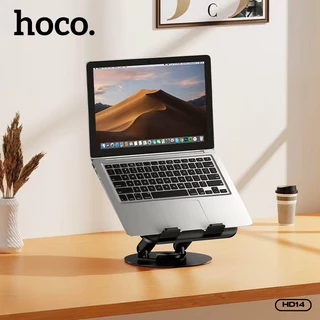 ที่วางโทรศัพท์มือถือแท็บเล็ตตั้งโต๊ะ HOCO HD14 ระบายความร้อนได้ดี แกนคู่ปรับได้180° โครงสร้างหมุนได้ ปรับมุมได้หลายระดับ