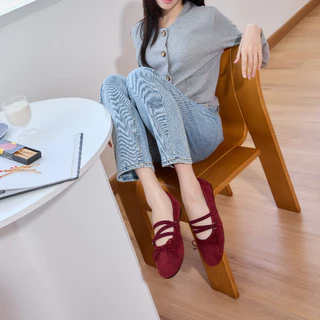 Gordinary Abbey คัทชูหนังกลับ Size 35-41 (968-3)
