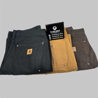 พร้อมส่ง (ของแท้ 100%) Carhartt Men's Loose Fit BN0136 Washed Duck Double-Knee Utility Work Pant