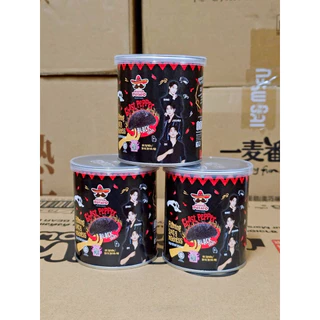 มันฝรั่งเผ็ดแผ่นดำ Mr.Potato GHOST PEPPER มี 5 รสชาติ ขนาดกระป๋องละ40กรัม (ยกลัง24กระป๋อง)