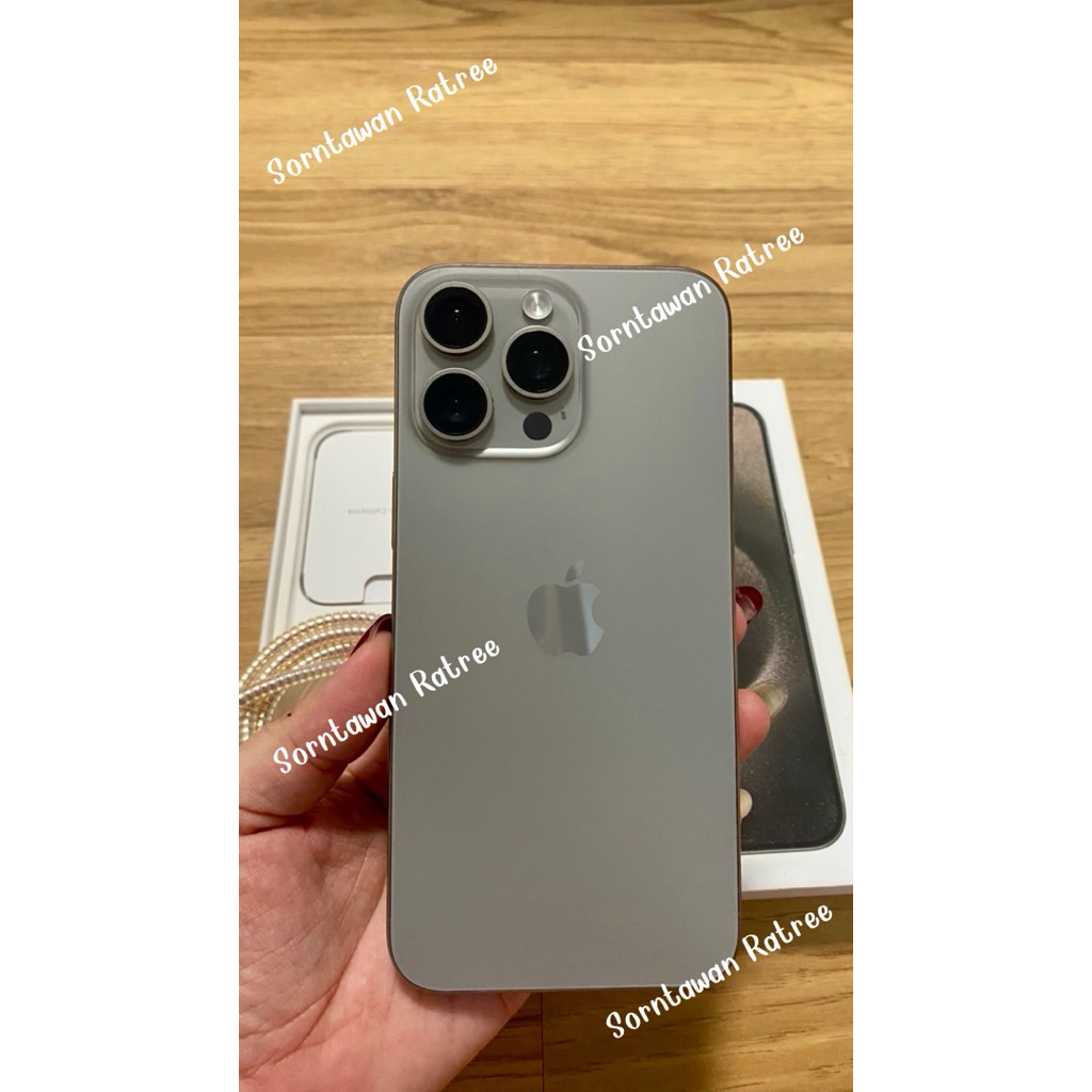 iPhone 15 Pro Max 256gb Natural Titanium มือ 2 (เครื่องใช้เอง)