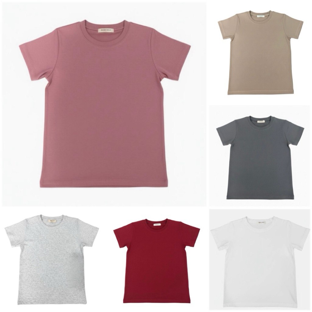 RICHY RICH เสื้อยือแขนสั้นคอกลม ผ้ายูนิโคล่ ยืดนิ่ม (รุ่น2)